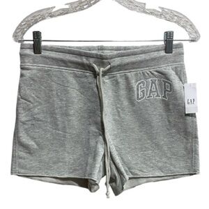 GAP | Size XS Gray Logo Fleece Drawstring Shorts NWT‎